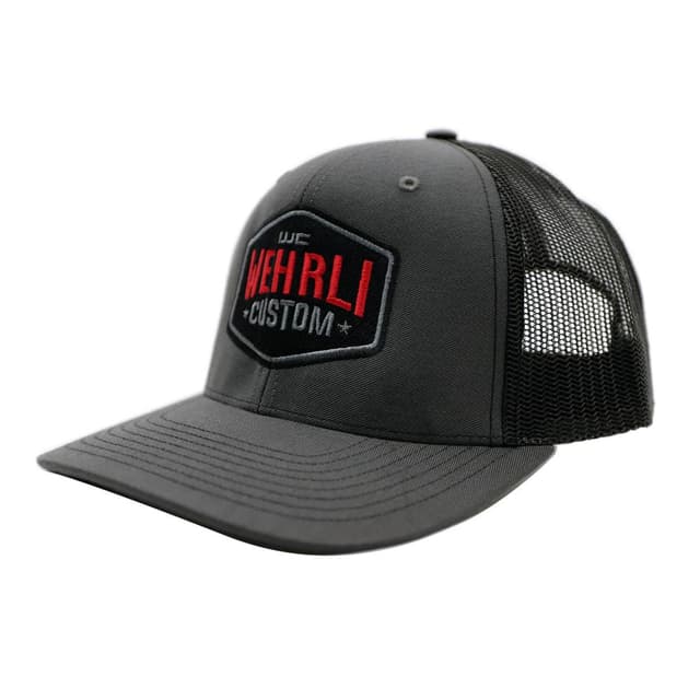 Wehrli Snap Back Hat Charcoal/Black Badge