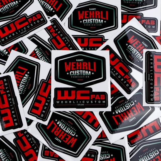 Wehrli Custom Assorted Die Cut Sticker Sheet