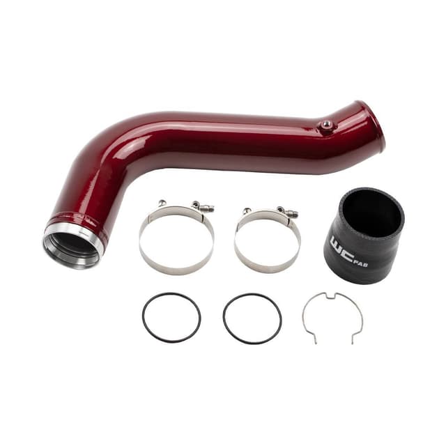 Wehrli 2017-2019 L5P Duramax 3.5" Passenger (Cold) Side Intercooler Pipe Kit