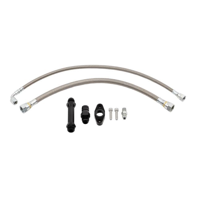 Wehrli Cummins 2nd Gen Swap Oil Feed & Drain Line Kit