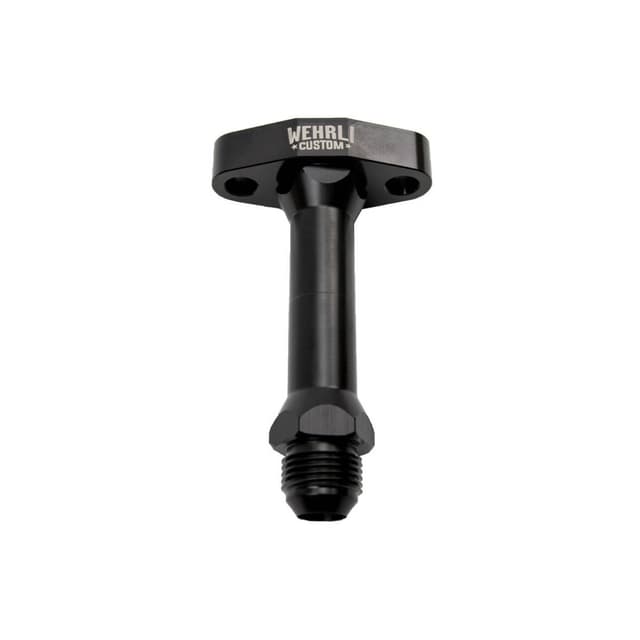 Wehrli T3/T4/T6 Small/Midframe Turbocharger -10AN Extended Oil Drain Fitting Kit