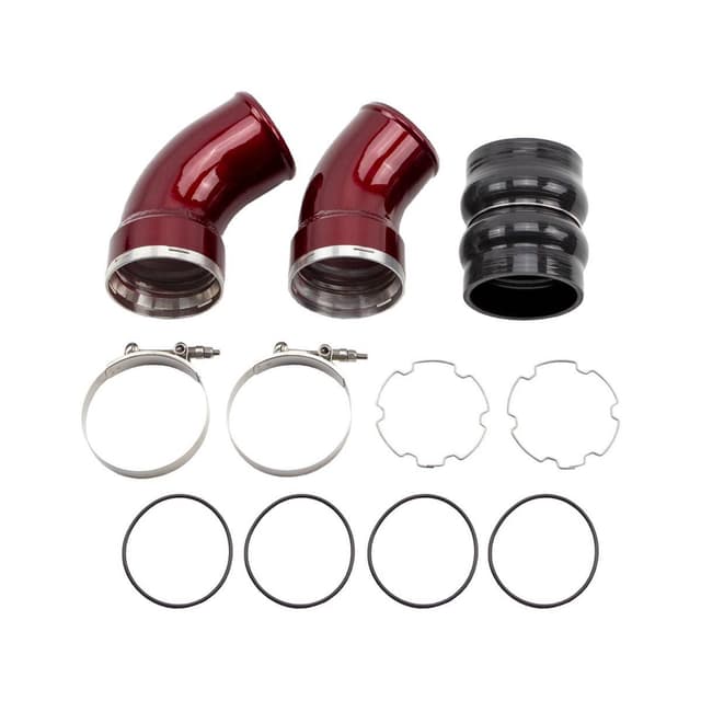 Wehrli 2006-2010 LBZ/LMM Duramax 3.5" Passenger (Cold) Side Intercooler Pipe Kit