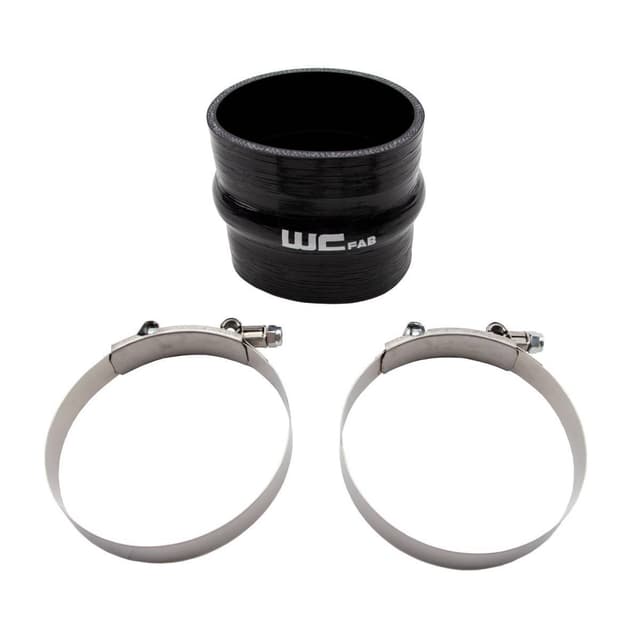 Wehrli 4" ID x 4" Long Silicone Hump Boot and Clamp Kit