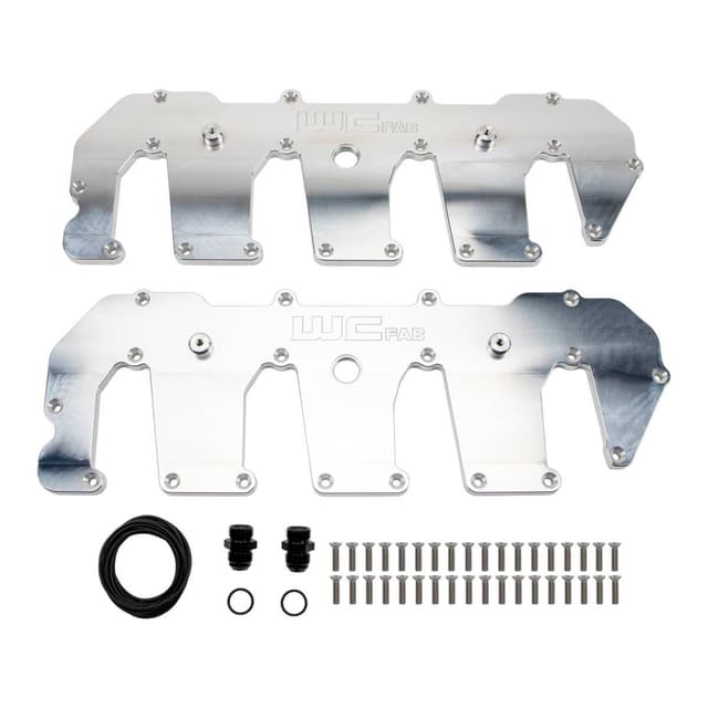 Wehrli LML Duramax Billet Upper Valve Cover Set