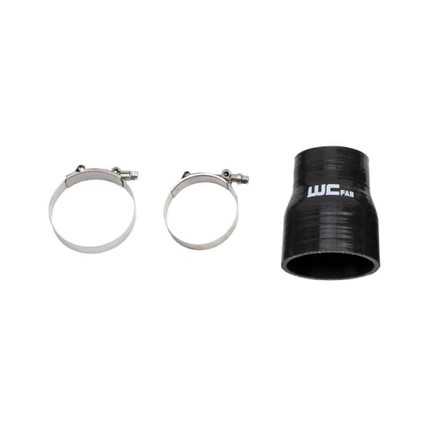 Wehrli 2.75" x 3.5" ID Straight Reducer 4.75" Long Silicone Boot and Clamp Kit