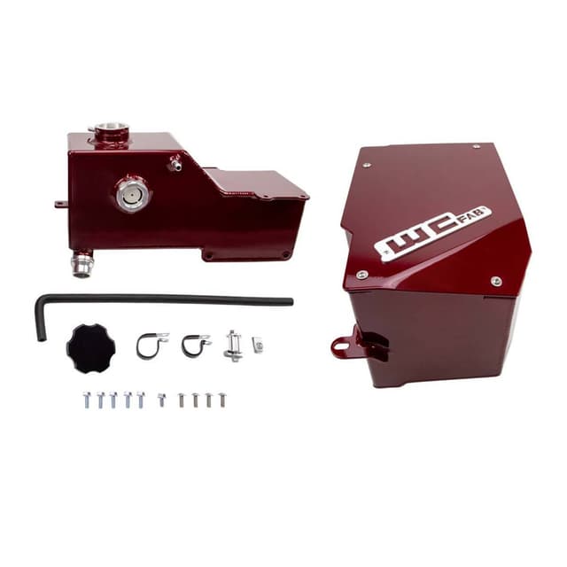 Wehrli 2017-2025 6.7L Powerstroke Coolant Tank Kit with Battery Box