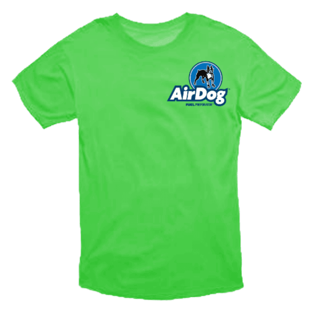 AirDog T Shirt Neon Green