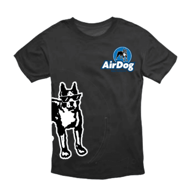 AirDog T Shirt Dog Black