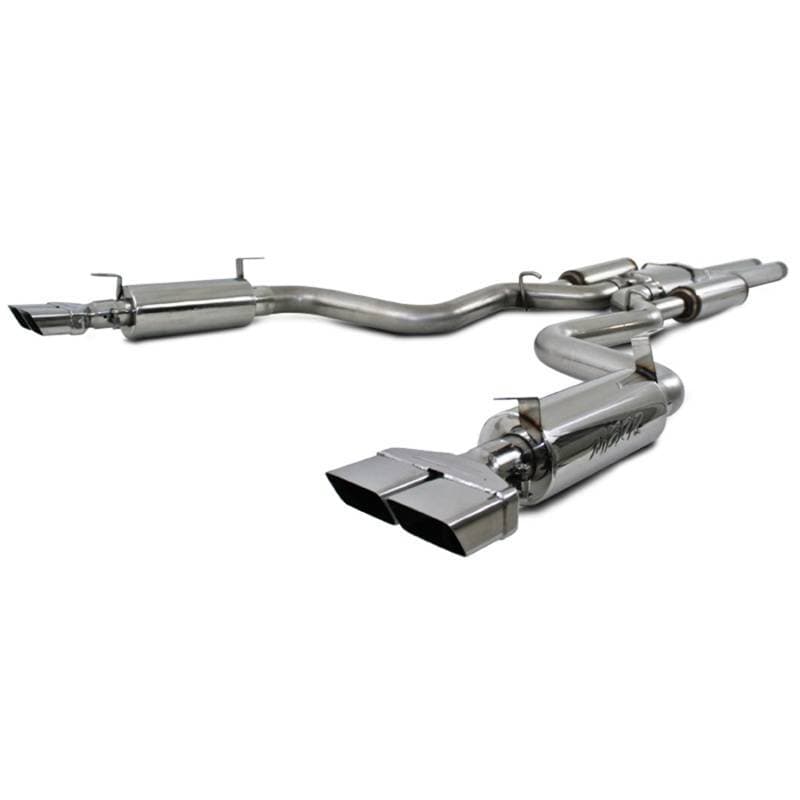 MBRP 08-11 Dodge Challenger SRT8 6.1L Hemi T304 Cat Back Dual Split Rear - S7110304