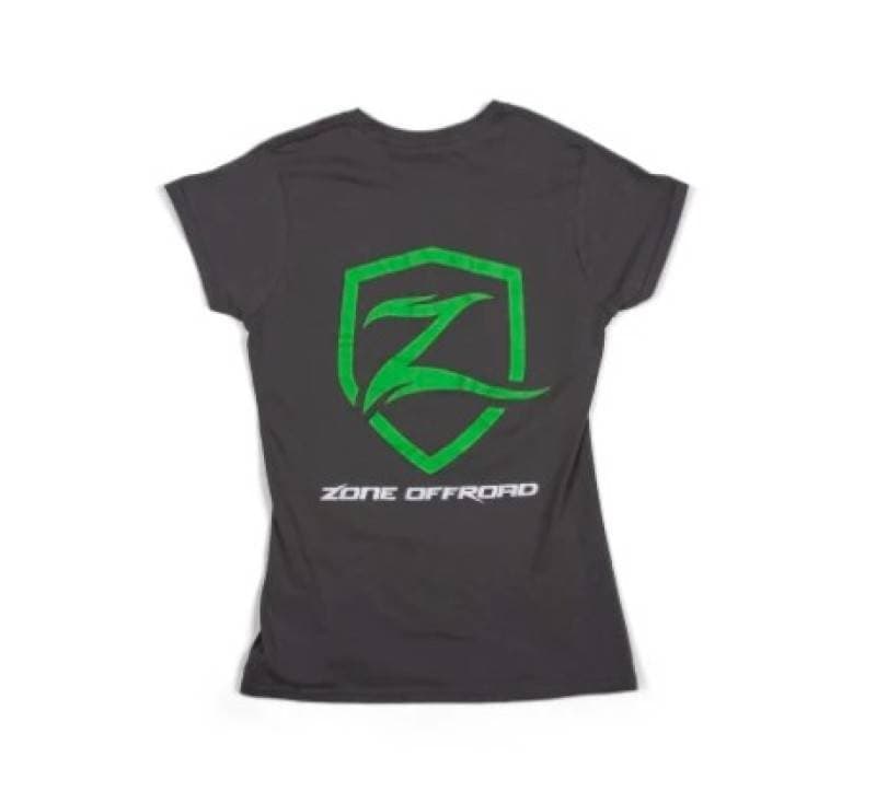 Zone Offroad Charcoal Gray Premium Cotton T-Shirt w/ Zone Offroad Logo - Womens - 2XL - ZONU91632XL