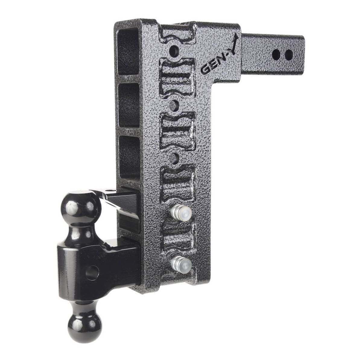 Gen-Y Mega Duty 3in Shank 12in Drop 3.5K TW 32K Hitch w/GH-0161 Dual-Ball/GH-0162 Pintle Lock - GH-1725