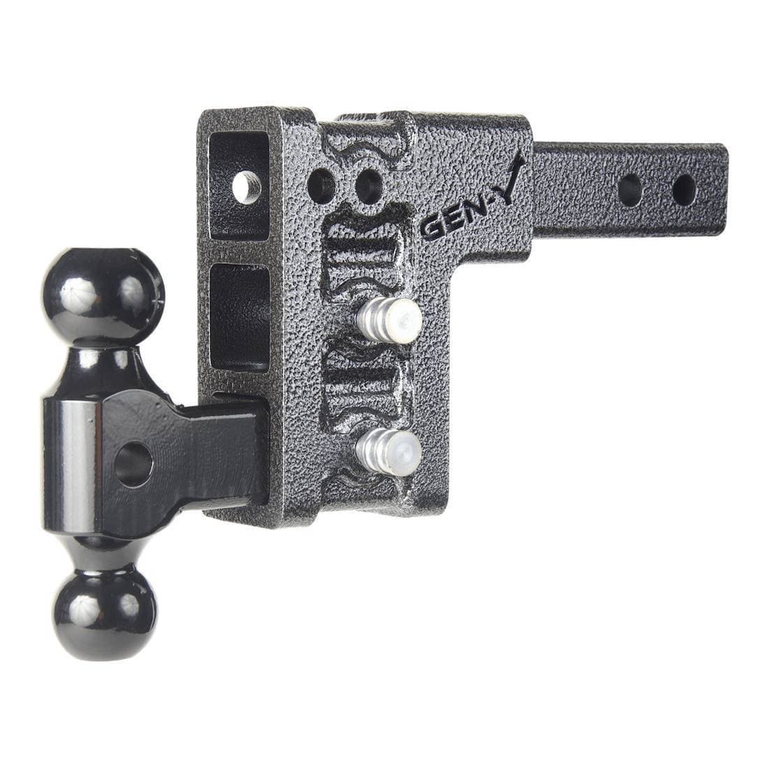 Gen-Y Mega Duty 2in Shank 5in Drop 1.5K TW 10K Hitch w/GH-031 Dual-Ball - GH-313