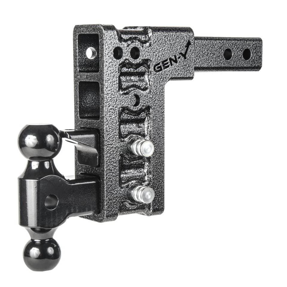 Gen-Y Mega Duty 2in Shank 7.5in Drop 1.5K TW 10K Hitch w/GH-031 Dual-Ball/GH-032 Pintle Lock - GH-324