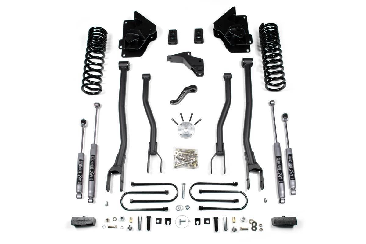 BDS Suspension 2013-2018 Ram 3500 4" 4-Link Suspension Lift, 3" Rear, Block, Diesel - Fox 2.5 P - BDS697FPE