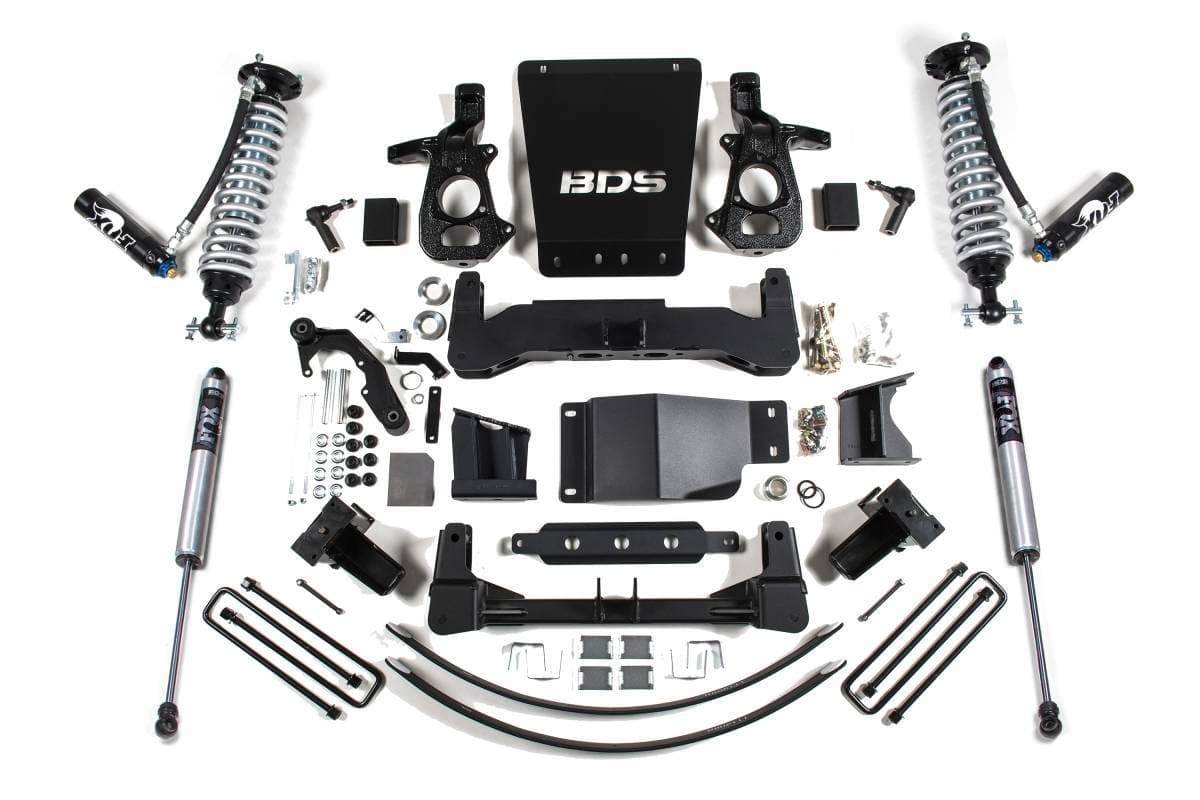 BDS Suspension 2014-2018 GM 1500 4WD 8" Suspension Lift Kit, 6" rear Block - 2.5 Series DSC Fro - BDS744FDSC