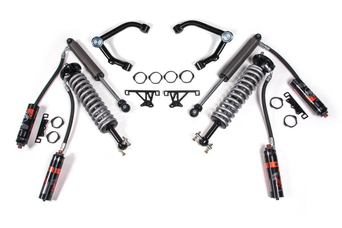 BDS Suspension 07-18 GM 1500 2In 2.5 Coilover w/Resi w/ DSC, Cast Steel UCA, 2.5 Rear Shocks w/ - BDS757FDSC