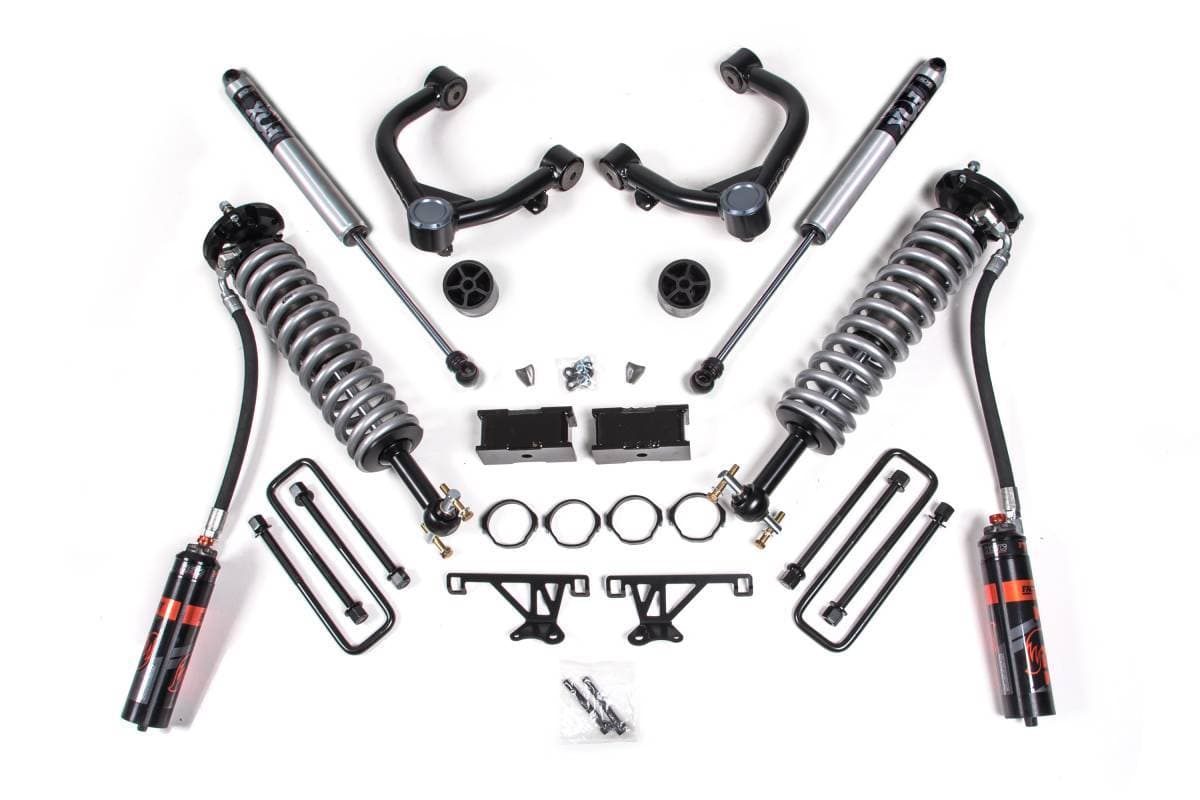 BDS Suspension 2019-2024 Chevy/GMC 1500 1.5" Performance 2.5 Coilover Kit, 2.0 Rear Shock, TB / - BDS773FDSC