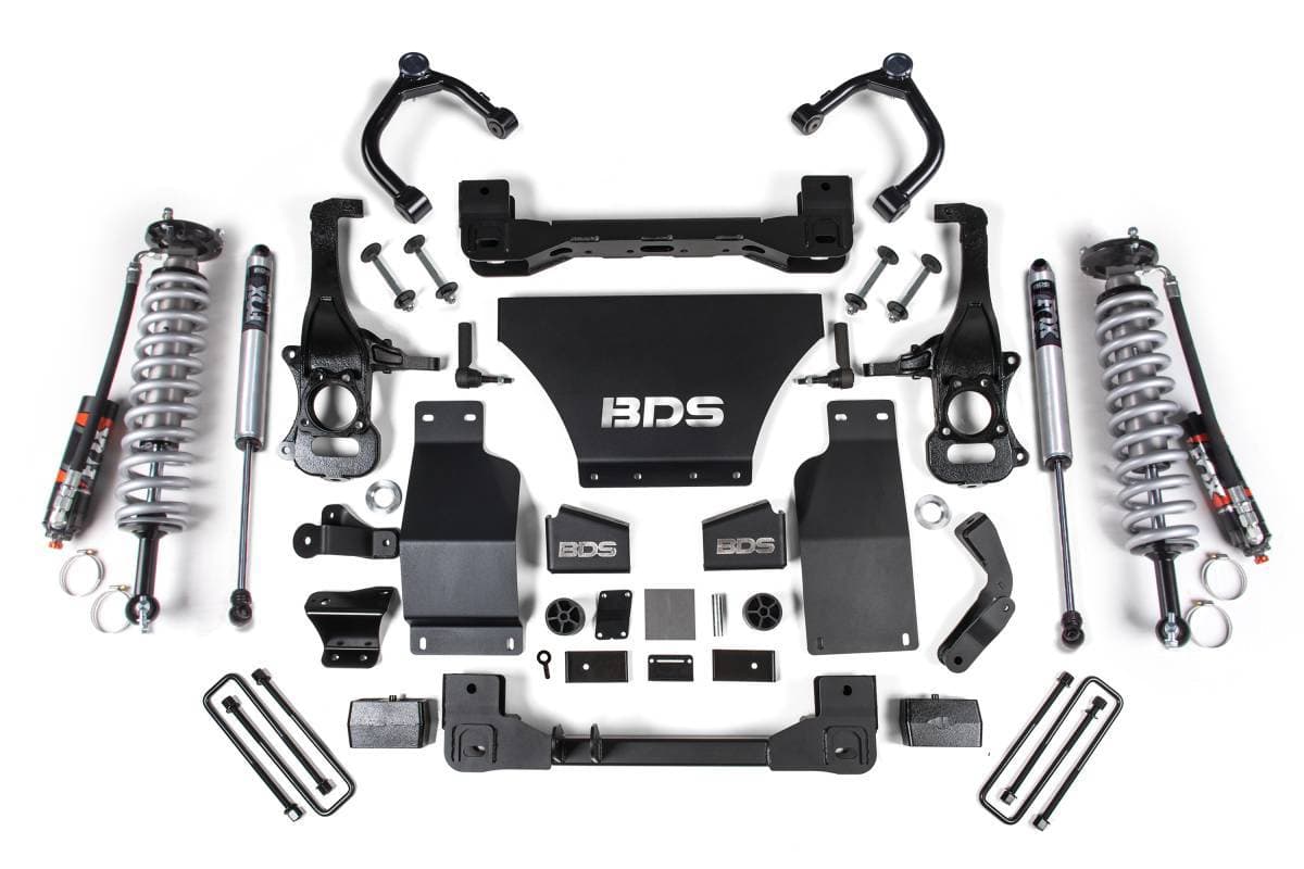 BDS Suspension 2019-2024 Chevy/GMC 1500 4wd 4" Coilover Suspension System With 2.5 Front w/DSC  - BDS781FPE