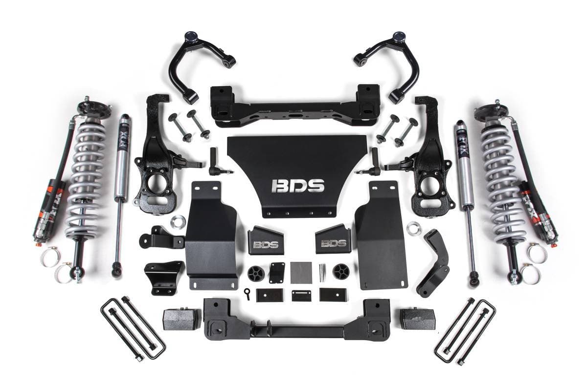 BDS Suspension 2019-2024 Chevy/GMC 1500 4wd 6" Coilover Suspension System With 2.5 Front w/DSC  - BDS782FPE
