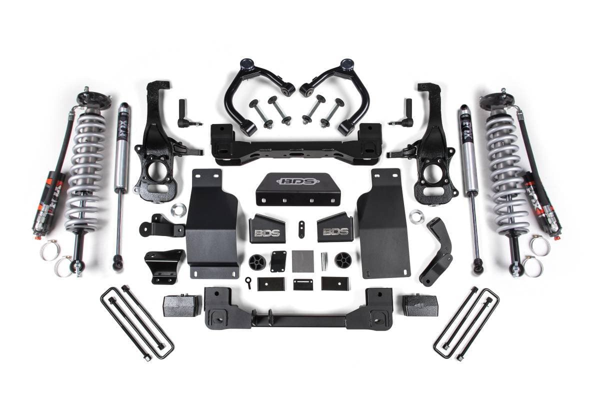 BDS Suspension 2019-2024 Chevy/GMC 1500 4wd 4" Coilover Suspension System With 2.5 Front w/DSC  - BDS783FPE