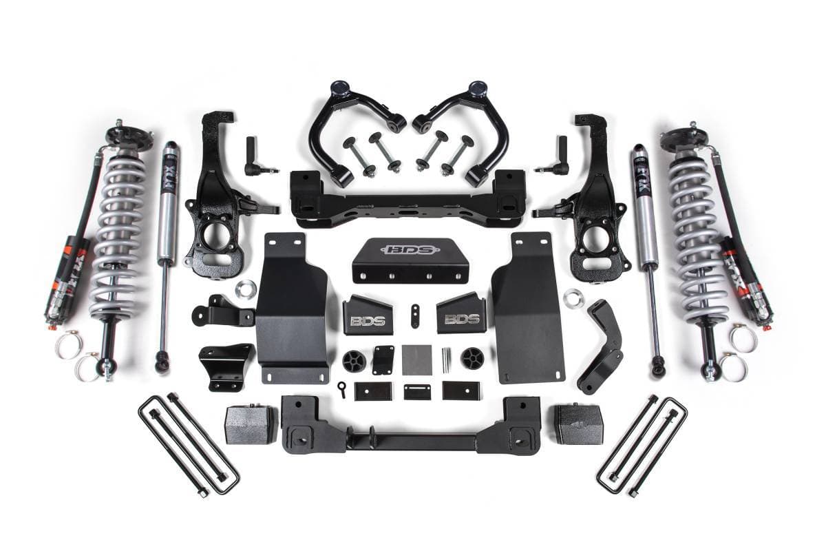 BDS Suspension 2019-2024 Chevy TB/GMC AT4 1500 4wd 4" Coilover Suspension System With 2.5 Front - BDS786FPE