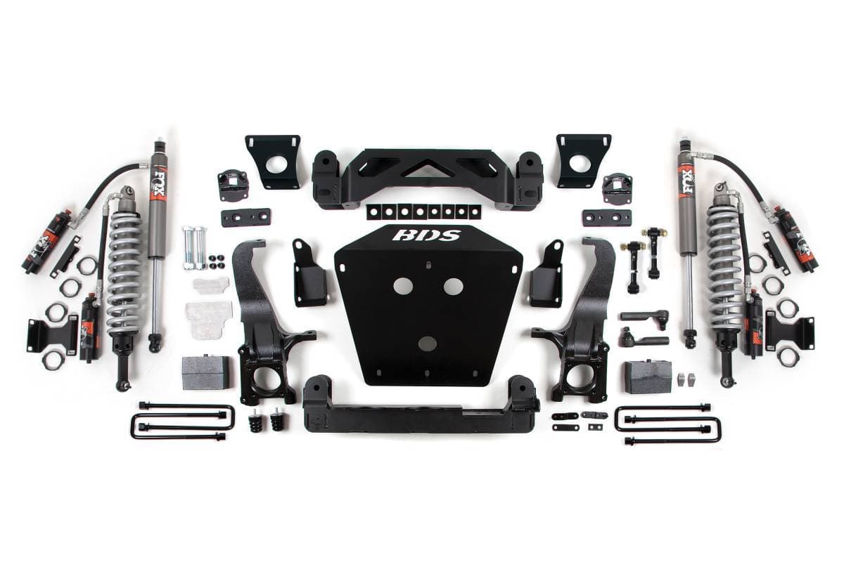 BDS Suspension 2016-2021 Toyota Tundra 7in Suspension System, 4" Rear Block - Fox 2.5 PES C/O,  - BDS818FPS