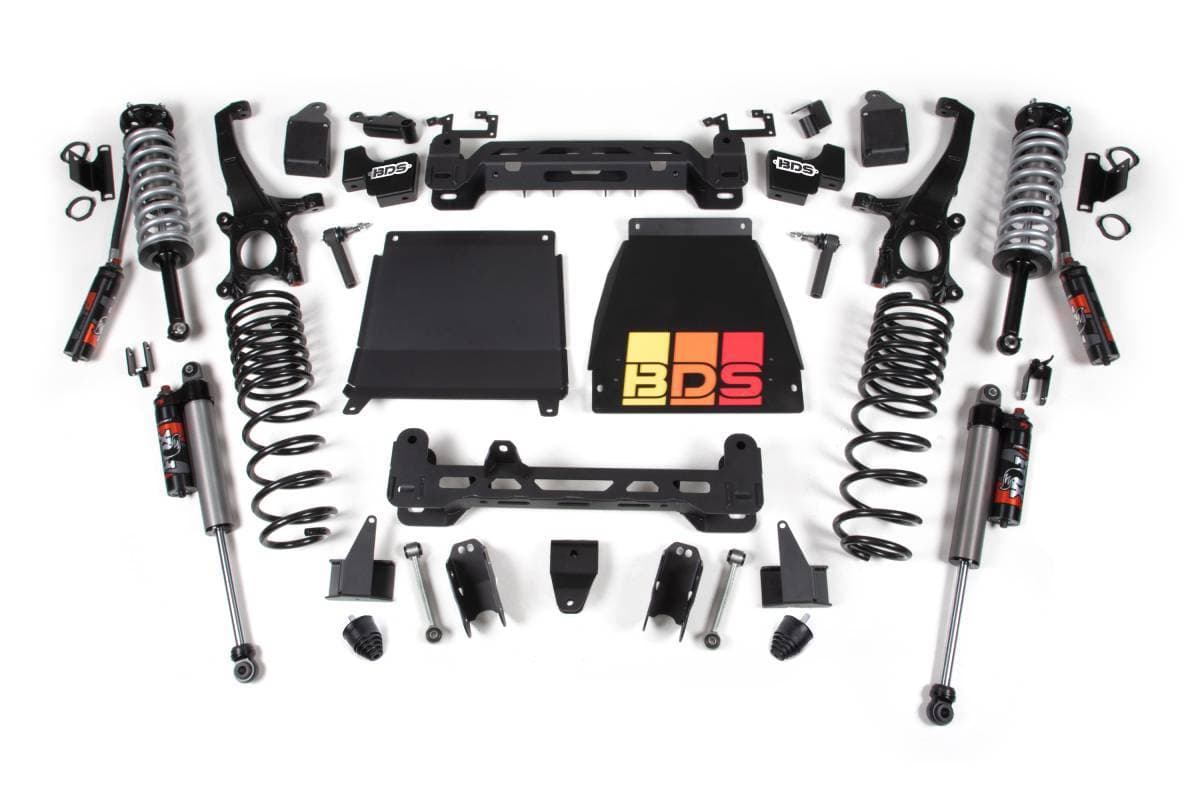 BDS Suspension 2022-2025 Toyota Tundra 4wd 5" Suspension Lift Kit, 4" Rear, Coil Spring - Fox 2 - BDS839PSS