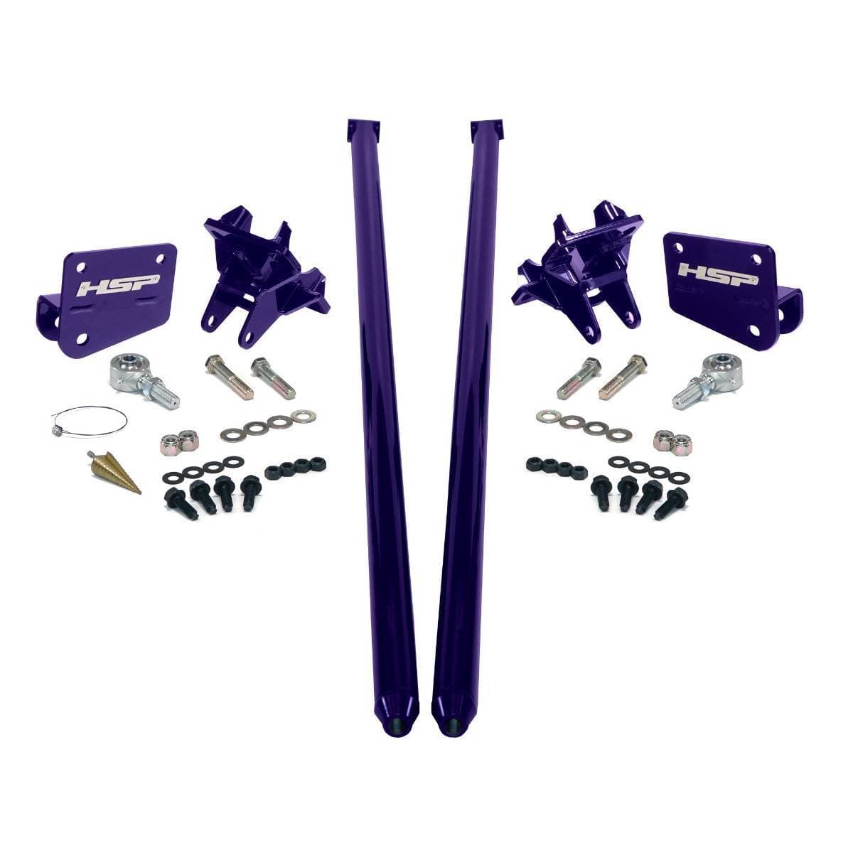HSP Traction Bars For 2017.5-2022 Ford Powerstroke 6.7 Liter F350 SRW Crew Cab Long Bed-Illusion Purple