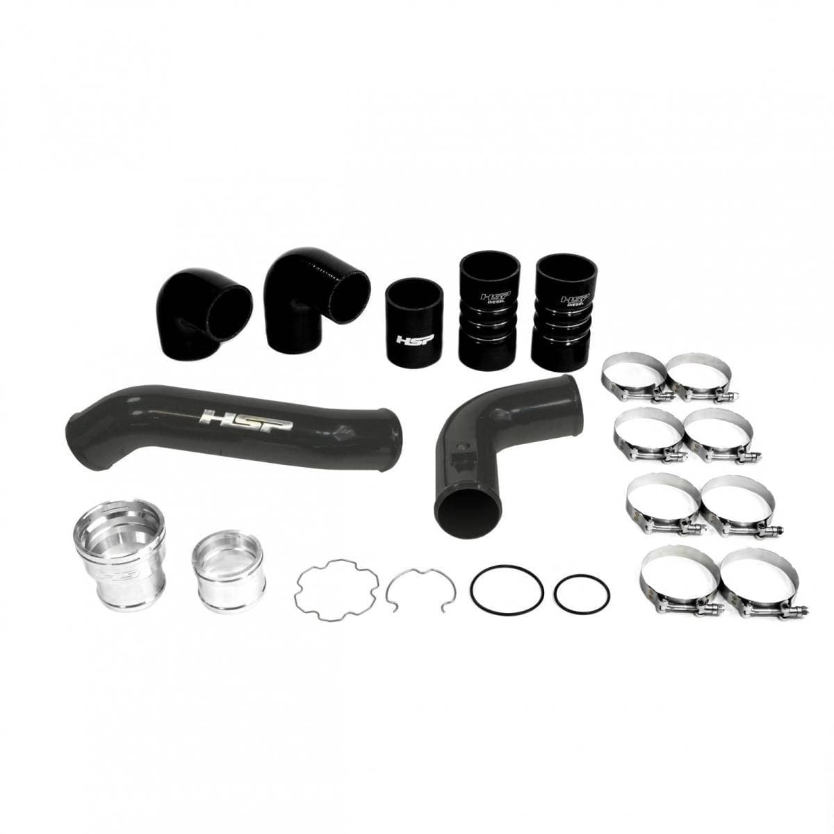 HSP Intercooler Bundle Kit For 2011-2022 Ford Powerstroke F250/350 6.7L-Kingsport Grey HSP Diesel
