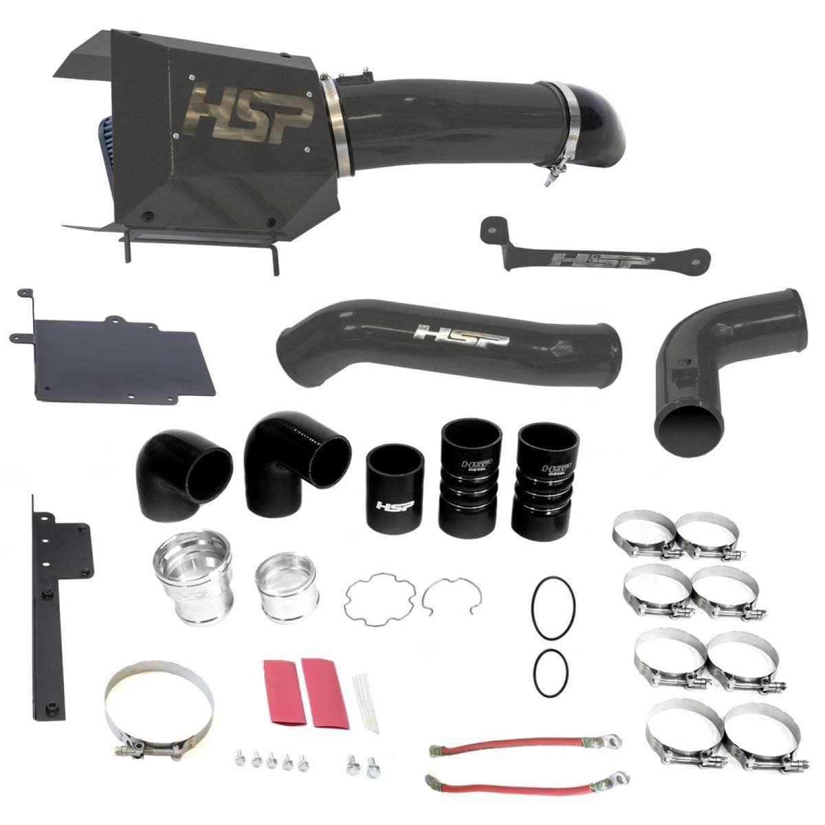 HSP Intake And Intercooler Bundle Kit For 17-19 Ford Powerstroke F250/350 6.7L-Kingsport Grey HSP Diesel