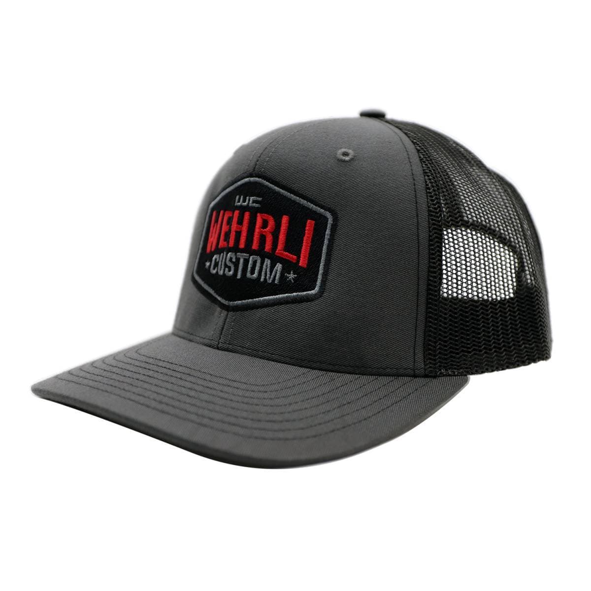 Wehrli Snap Back Hat Charcoal/Black Badge