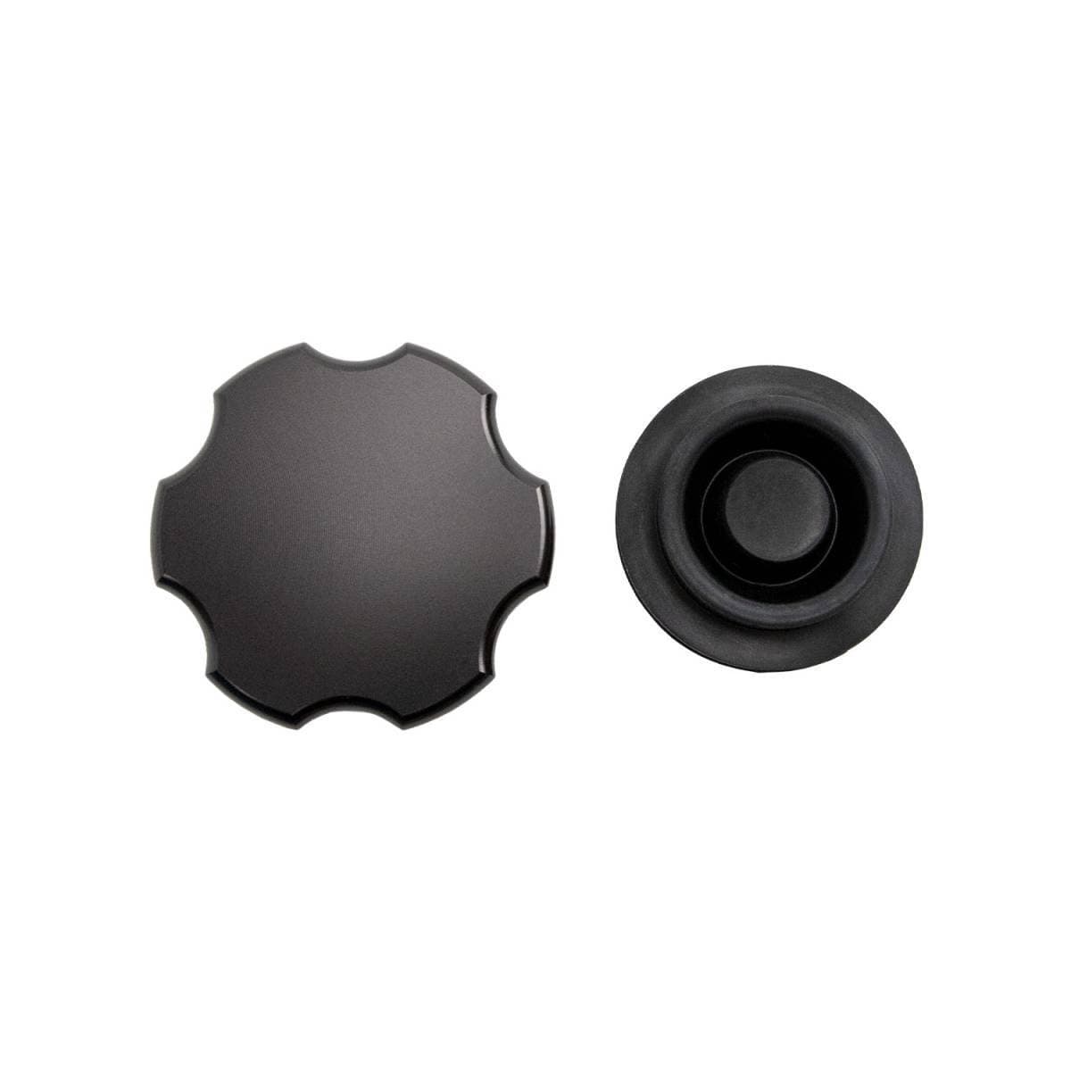 Wehrli 1999-2025 GM 1500/2500/3500 Billet Aluminum Brake Master Cylinder Cap, Black Anodized