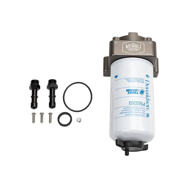 Wehrli 2017-2019 Short & Long Bed and 2020-2024 Long Bed L5P Duramax Fuel Filter Housing Kit