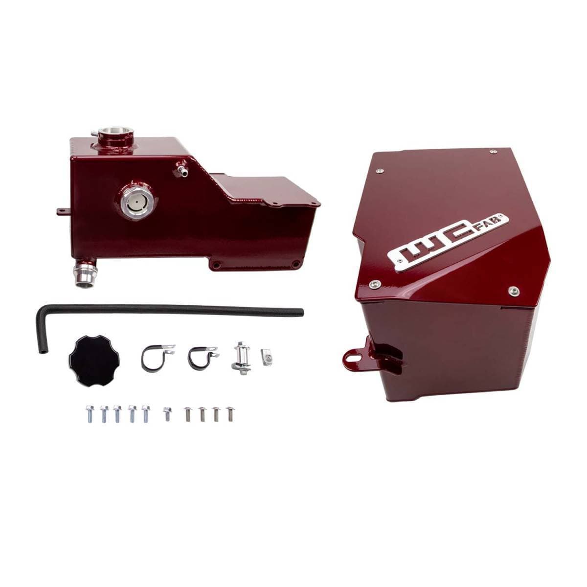 Wehrli 2017-2025 6.7L Powerstroke Coolant Tank Kit with Battery Box
