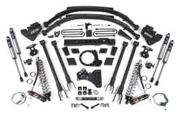 BDS Suspension 2017-2019 Ford F250/F350 4wd 8" 4-Link Suspension Lift Kit, 7" Rear, Spring, Die - BDS1541FPE