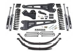 BDS Suspension 2011-2016 Ford F250/F350 6" Radius Arm Kit - Gas - 2" Factory Rear Block, 2.0 Fo - BDS1594FS