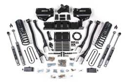 BDS Suspension 2019-2024 Ram 3500 4" 4-Link Diesel - 3" Rear Block w/o overload - 6 Bolt T- Cas - BDS1666FS