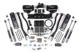 BDS Suspension 2019-2024 Ram 3500 4" 4-Link Suspension Lift, 3" Rear, Block, Diesel w/ overload - BDS1667FPE