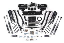 BDS Suspension 2019-2024 Ram 3500 4" 4-Link Suspension Lift, 2" Rear, Block, Diesel w/o overloa - BDS1672FPE