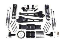 BDS Suspension 2019-2024 Ram 3500 6" Radius Arm Diesel - 5" Rear Block w/ overload - 6 bolt T-C - BDS1683FS