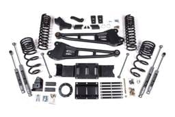 BDS Suspension 2019-2024 Ram 2500 4" Radius Arm Suspension Lift, 2.5" Rear, Spring, Gas - Fox 2 - BDS1699FPE