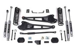 BDS Suspension 2019-2024 Dodge Ram 2500 3" Radius Arm Lift - Rear Air Ride - Fox Shocks - Diese - BDS1713FS