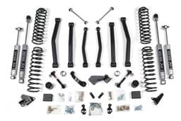 BDS Suspension 2012-2018 Jeep Wrangler JK 4WD 2-Door 4" Suspension Lift Kit- Fox 2.5 PES R/R DS - BDS1714FPE