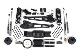 BDS Suspension 2019-2024 Ram 3500 4" Radius Arm Diesel - 3" Rear Block w/ Air Bag - 8-bolt T-Ca - BDS1719FS