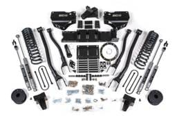 BDS Suspension 2019-2024 Ram 3500 5.5" 4-Link Gas - 5" Rear Block w/ Air Bag - Fox Shocks - BDS1734FS