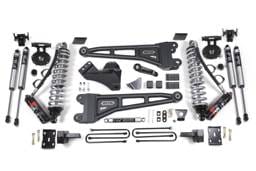 BDS Suspension 2005-2007 Ford F250/F350 4wd 6" Radius Arm Suspension Lift Kit, 4" Rear Lift, Bl - BDS1943FPE