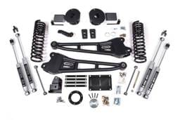BDS Suspension 2014-2018 Ram 2500 4wd, 5.5" Radius Arm Suspension Lift Kit, 5" Rear, Spacer - G - BDS2103FS