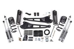 BDS Suspension 2014-2018 Ram 2500 4wd, 6" Radius Arm Suspension Lift Kit, 4" Rear, Spring - Die - BDS2100H