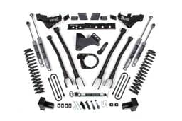 BDS Suspension 2023-2025 Ford F250/F350 Super Duty 4wd 7" 4-Link Suspension Lift Kit, 5" Rear,  - BDS2252FPS