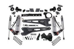 BDS Suspension 2023-2024 Ford F250/F350 SRW 4wd 7" Radius Arm Suspension Lift Kit, 6" Rear, Lea - BDS2259PES